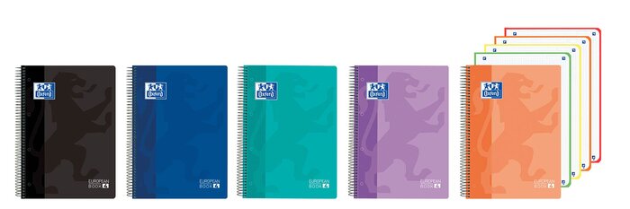 BLOCK A5+ 5X5 120H VIVOS T. PLASTICO TRANSLUCIDO - PACK 5