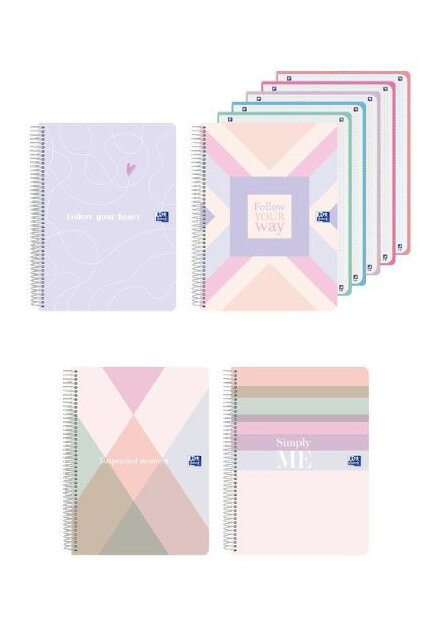 BLOCK A4+ 5X5 120H MICROP. CUTE TAPA PLASTICO OPACO -PACK 5