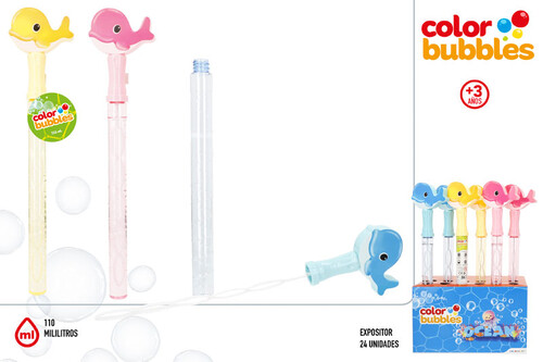 POMPERO ESPADA 110ML BALLENA 3 COLORES SURT. - EXP. 24U