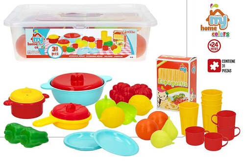 MALETIN 31 PIEZAS ACCESORIOS COCINA & COMIDAS