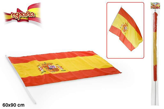 BANDERIN ESPA�A 60X90 CON MASTIL