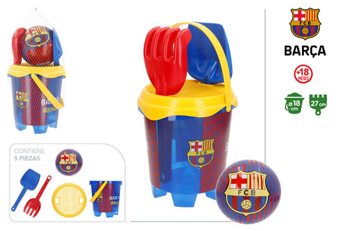 CUBO PLAYA CASTILLO C/5 ACCESORIOS FC BARCELONA