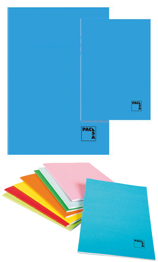 LIBRETA A4 4X4 50H TAPA CARTULINA PACK 10U