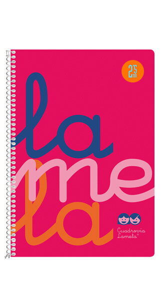BLOCK LAMELA CUARTO 2,5MM ROSA PP 90GR-PACK 5U