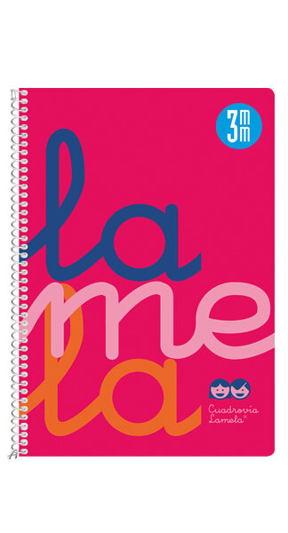 BLOCK LAMELA CUARTO 3MM ROSA PP 90GR-PACK 5U