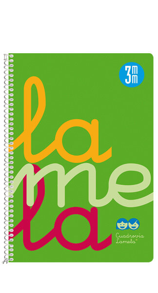 BLOCK LAMELA CUARTO 3MM VERDE PP 90GR-PACK 5U