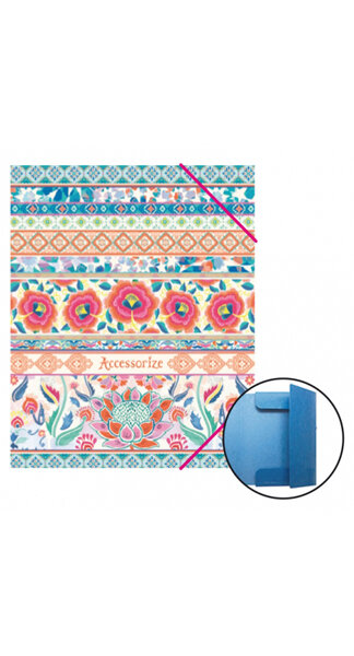CARPETA GOMAS/SOLAPAS FOLIO ACCESSORIZE SURTIDO
