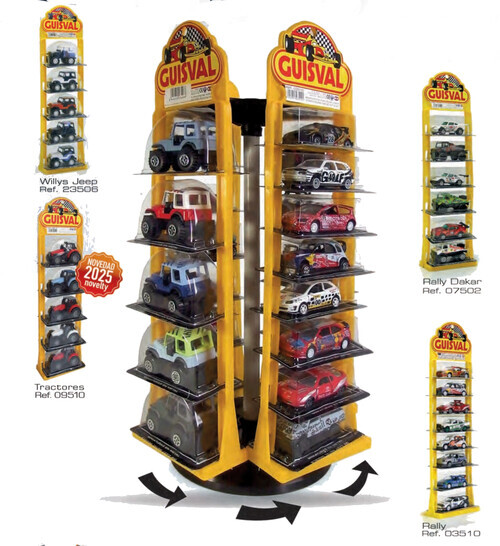 EXPOSITOR GIRATORIO SOBREMESA 24 PIEZAS CAMPEON-2
