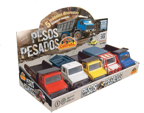 EXPOSITOR 5 PIEZAS PESOS PESADOS DIFERENTES