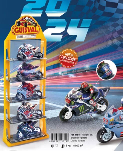 RECAMBIO EXPOSITOR 5 MOTOS COMPETICION