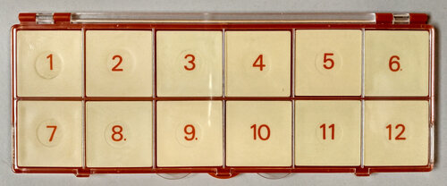 MINIARCO ESTUCHE CONTROL NARANJA TRANSPARENTE