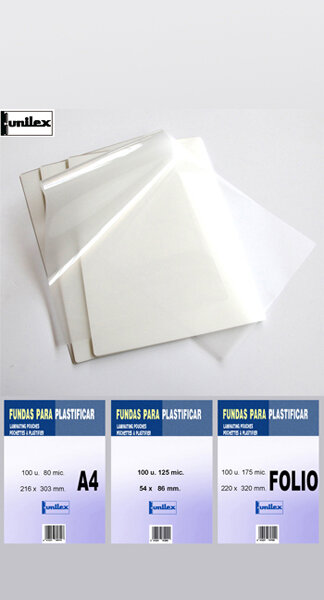 LAMINA PLASTIFICAR A4 80M BRILLO 100U CAJA