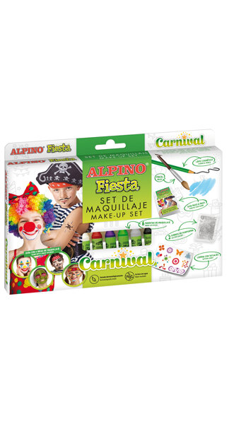 SET MAQUILLAJE CARA CARNAVAL (PARA FIESTAS Y CUMPLEAOS)