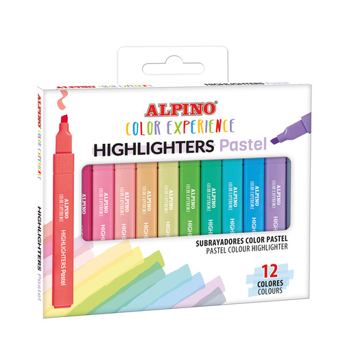 ROTU FLUOR PASTEL ALPINO COLOR EXPERIENCE SURT. - 12U CAJA