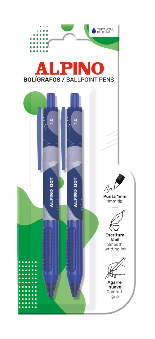 BLISTER BOLI ALPINO DOT CLICKER AZUL 2U BLISTER