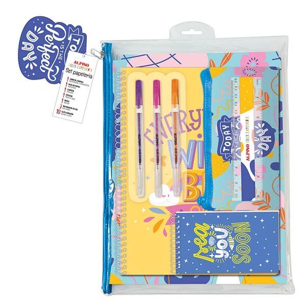 SET DE PAPELERIA PERFECT DAY SURTIDO ALPINO