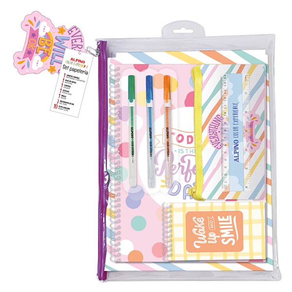 SET DE PAPELERIA BE OK SURTIDO ALPINO