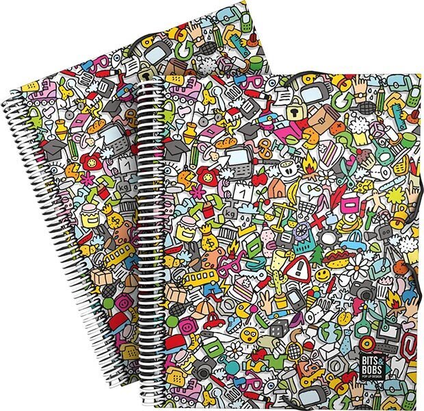 CARPETA 30 FUNDAS A4 MAXIPLAS ICONS BITS&BOTS