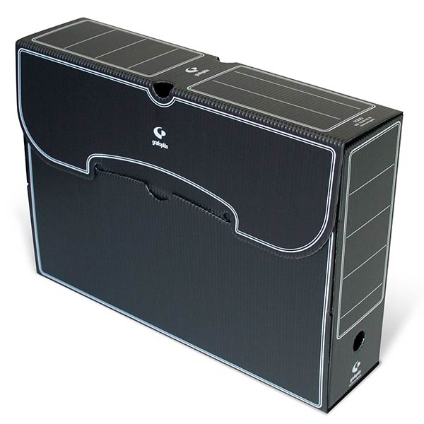 ARCHIVO DEFINITIVO PLASTICO FOLIO NEGRO - CAJA 25U