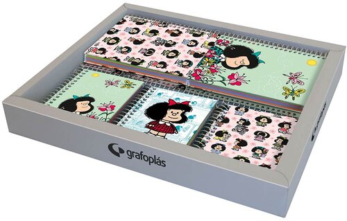 EXPOSITOR DE BLOCKS A6 Y A7 MAFALDA