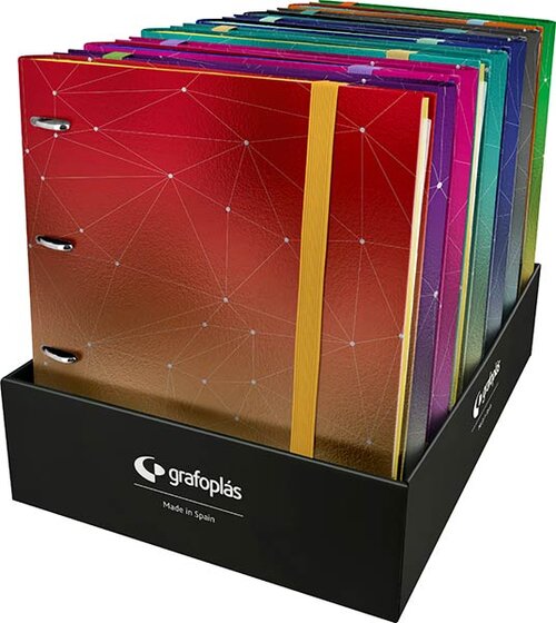 EXPOSITOR 12 CARPEBOOK A5 FORRADO UNEQUAL METALLIC