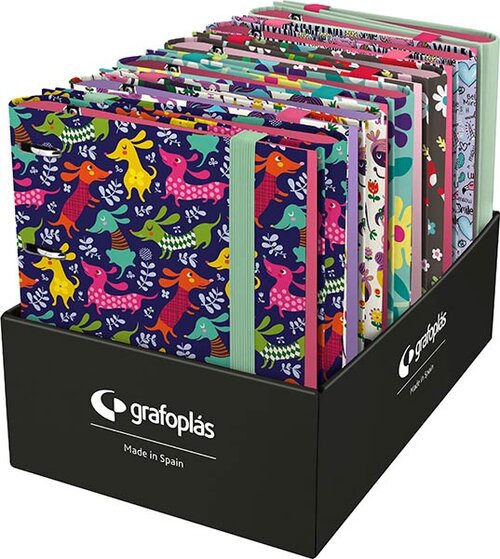 EXPOSITOR 12 CARPEBOOK A5 FORRADO UNEQUAL METALLIC