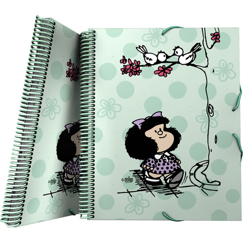 CARPETA 30 FUNDAS A4 MAXIPLAS MAFALDA KISS