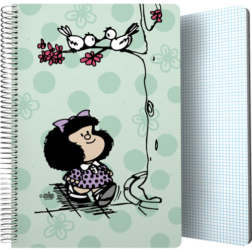 BLOCK FOLIO 4X4 80H PP MAFALDA KISS