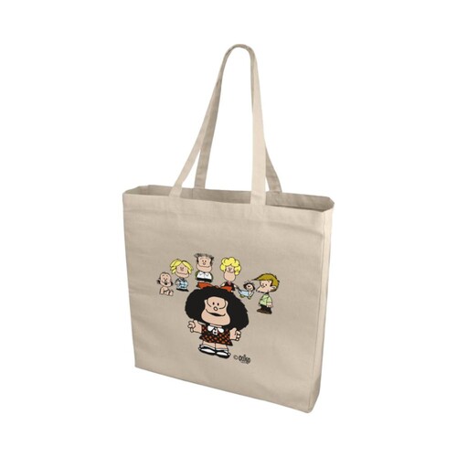 BOLSA TOTE BAG ALGODON MAFALDA Y SUS AMIGOS