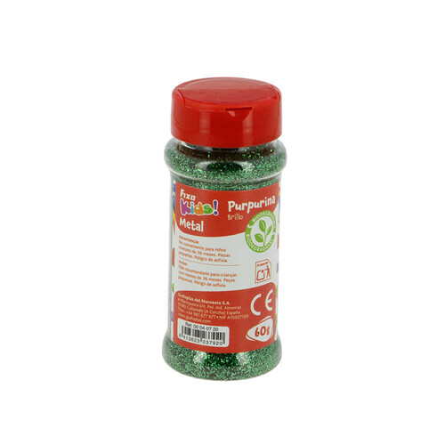 PURPURINA BIO METAL VERDE FIXO KIDS 60G BOTE