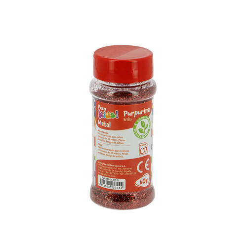 PURPURINA BIO METAL ROJO FIXO KIDS 60G BOTE