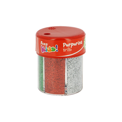 PURPURINA BIO METAL COLORES SURTIDOS FIXO KIDS 80G BOTE