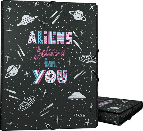CARPETA GOMAS / SOLAPAS FOLIO ALIENS E. CORREDOIRA