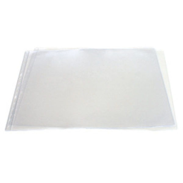 FUNDA A3 APAISADO REBAJE LATERAL 4 TALADROS PVC 150 MICRAS