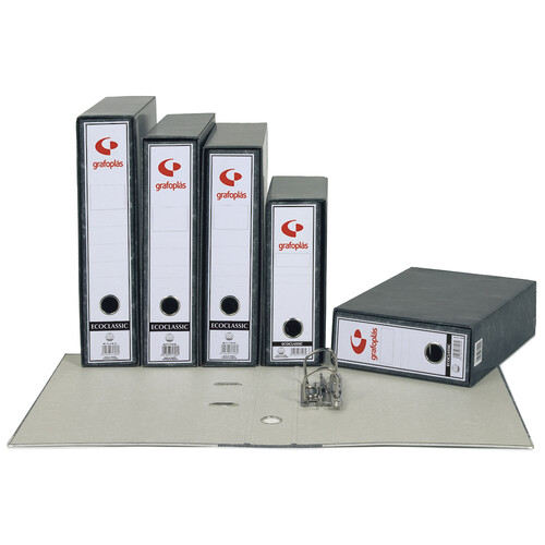 ARCHIVADOR AZ FOLIO NEGRO S/ RADO -CAJA 25U