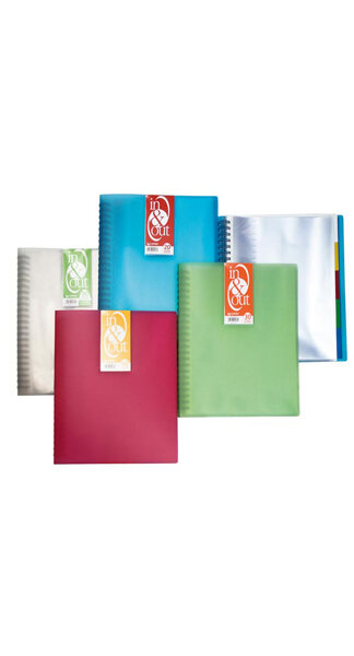 CARPETA 20 FUNDAS A4 PP TRANL/TRANS (IN OUT)