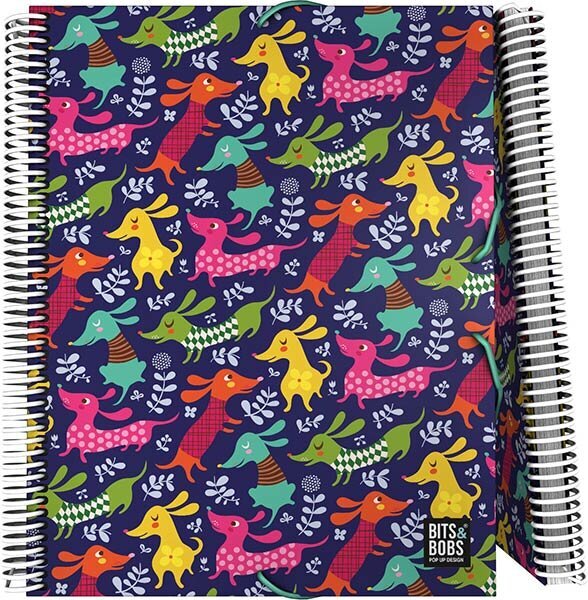 CARPETA 30 FUNDAS A4 MAXIPLAS DOGS BITS&BOTS