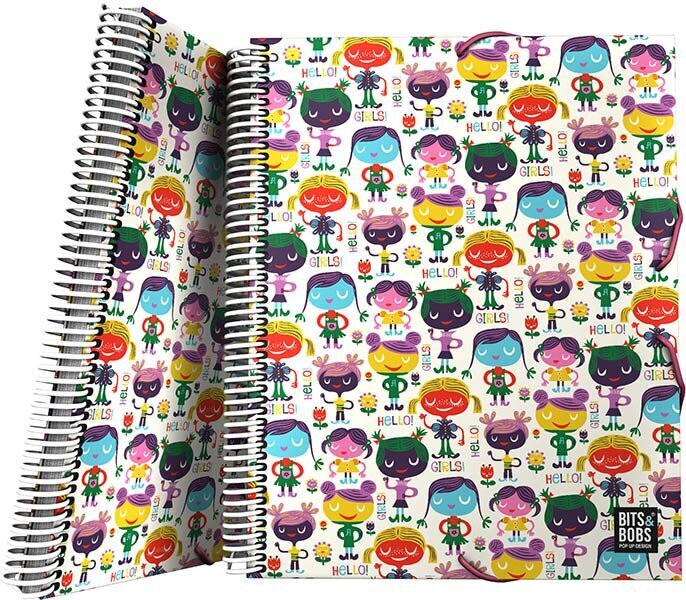 CARPETA 30 FUNDAS A4 MAXIPLAS HELLO BITS&BOTS