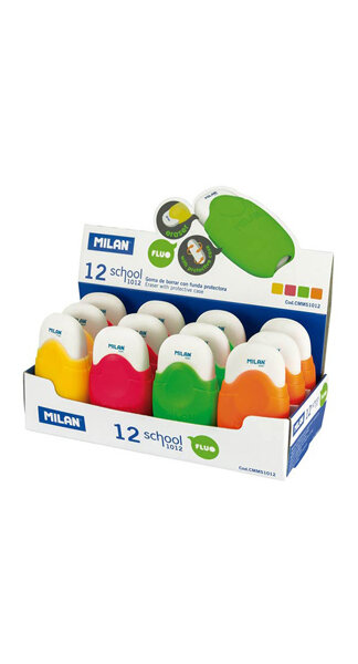 GOMA 1012 SCHOOL C/FUNDA PROTECTORA-12U EXPOSITOR