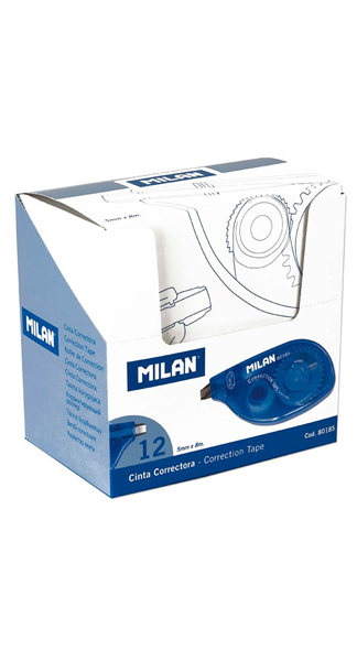 CORRECTOR CINTA 5MMX8M BC185 - CAJA 12 MILAN