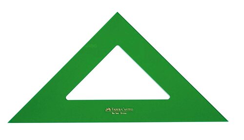 ESCUADRA 28 CM + FUNDA TECNICA CAJA 10U