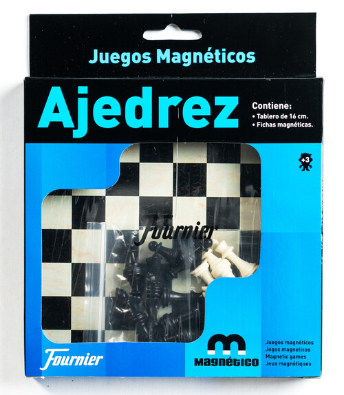 JUEGO TABLERO MAGNETICO AJEDREZ 16CM INCLUYE ACCESORIOS