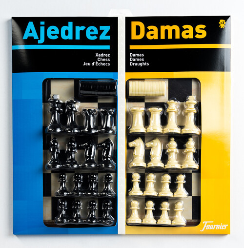 TABLERO GRANDE AJEDREZ / DAMAS + ACCESORIOS
