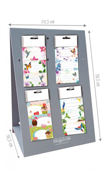 ETIQUETAS ESCOLARES SURTIDAS 180 BLISTER EXPOSITOR