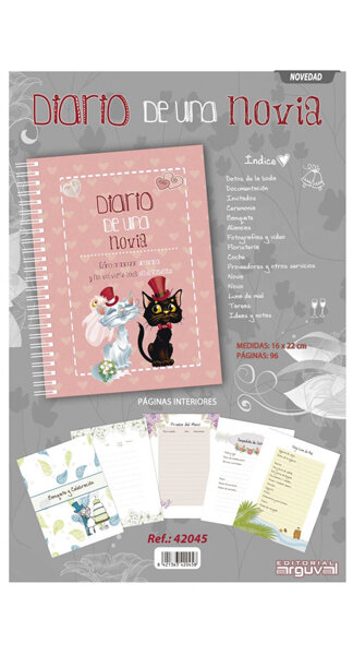 DIARIO DE UNA NOVIA 16X22CM 96 PAGINAS