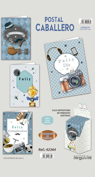 POSTAL CABALLERO-EXPOSITOR 48