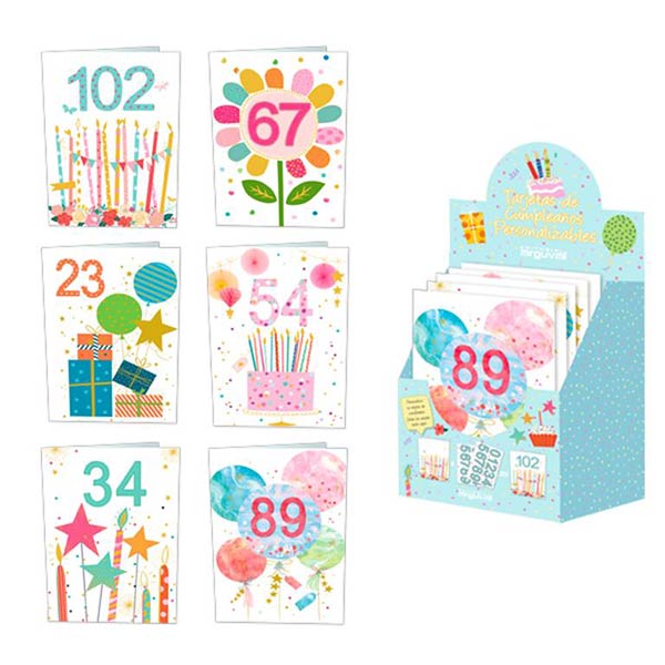 POSTAL CUMPLEAOS PERSONALIZABLE - EXP. 48