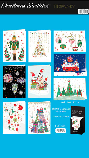 POSTAL NAVIDAD TURNOWSKY SURTIDOS-EXP.48U