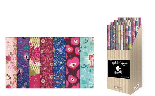 PAPEL REGALO BUSQUETS STANDARD TODO AO 0,7X1M - CAJA 50