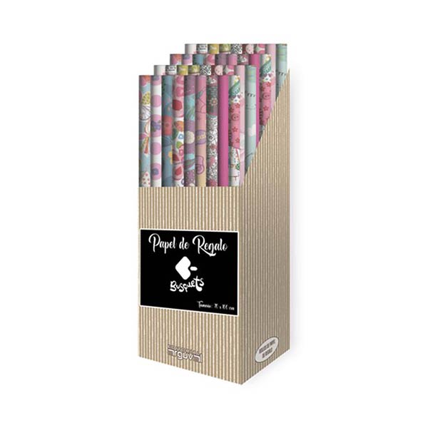 ROLLO PAPEL REGALO TODO A�O KRAFT 70X100 BUSQUETS - EXP.50U
